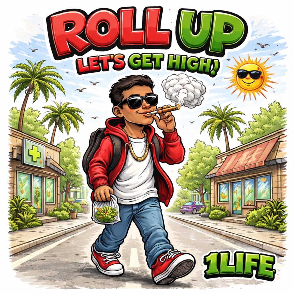 ROLL UP (LETS GET HIGH) cover art